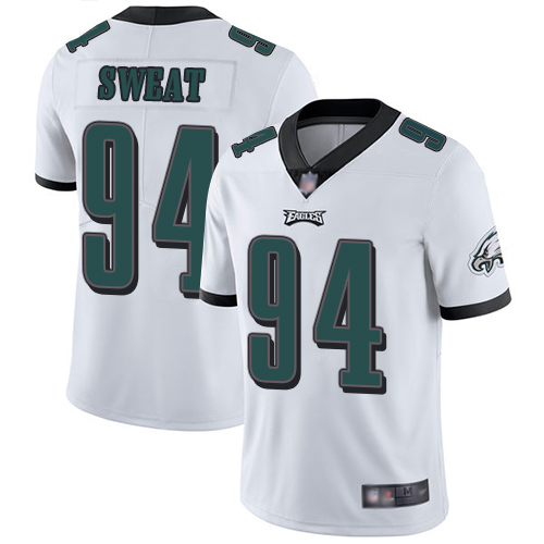 Men Philadelphia Eagles #94 Josh Sweat White Vapor Untouchable NFL Jersey Limited Player Football